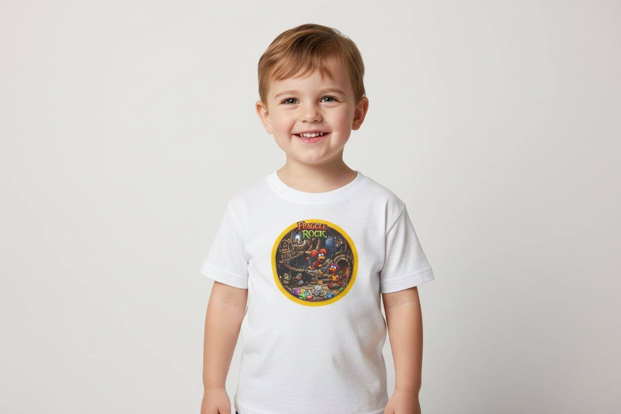 kids short sleeve fraggle rock cool breathable T-shirt