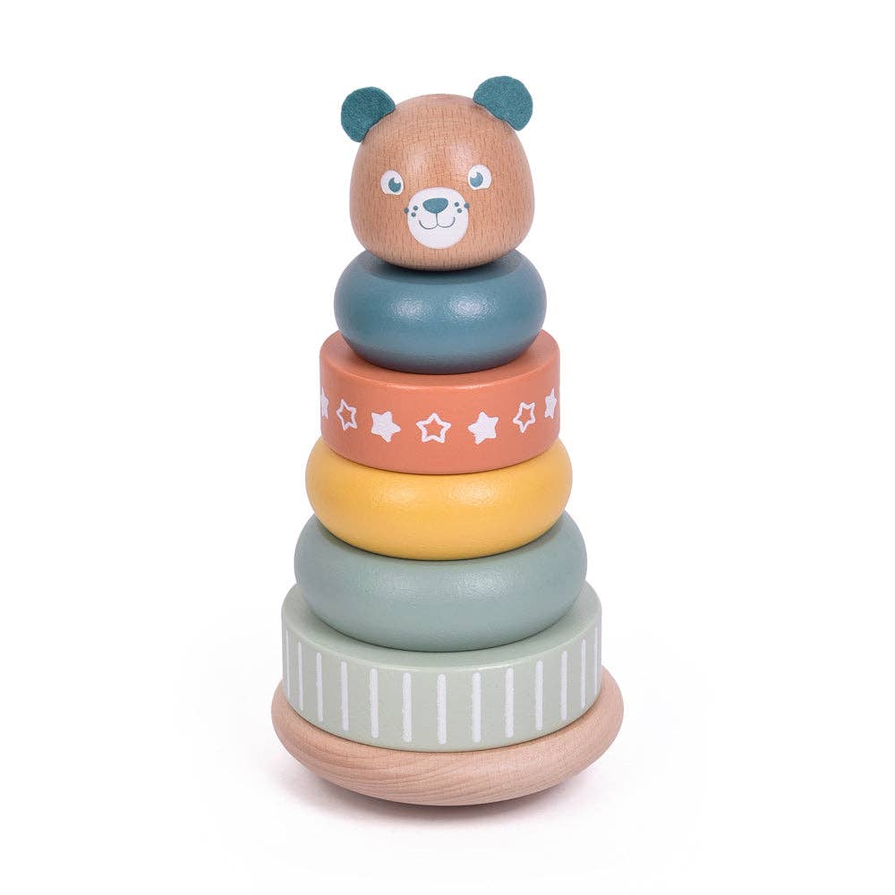 Retro Bear Wobbly Stacker (NEW)