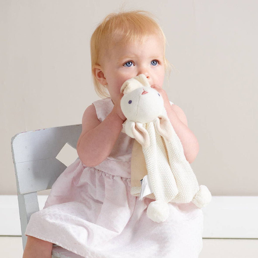 Baby Threads Cream Bunny - Organic Toys x3 + Gift Box