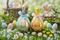 Custom baby easter themed romper in a decorated personalised golden egg
